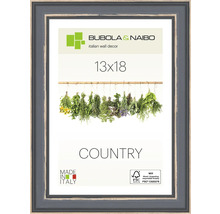 Portraitrahmen Holz Country grau 13x18 cm