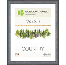 Bilderrahmen Holz Country grau 24x30 cm