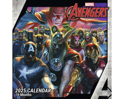 Wandkalender Marvel Avengers 2025 30x30 cm