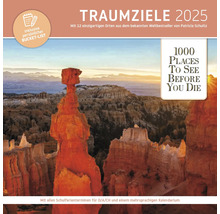 Wandkalender Traumziele 2025 30x30 cm