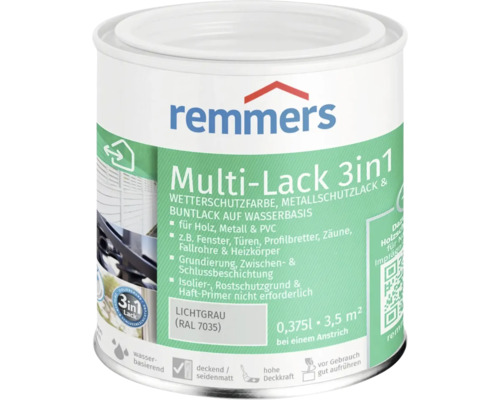 Remmers Multi-Lack 3in1 lichtgrau 375 ml