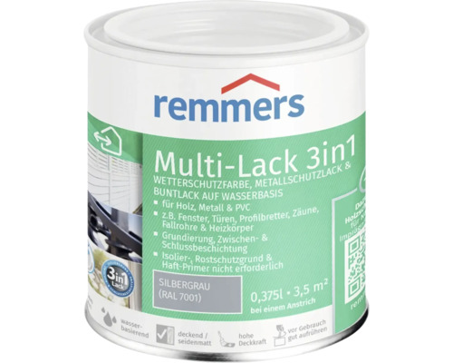 Remmers Multi-Lack 3in1 silbergrau 375 ml