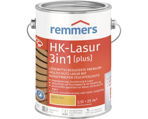 Remmers HK-Lasur 3in1 [plus] kiefer 2,5 l