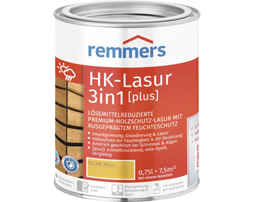 Remmers HK-Lasur 3in1 [plus] eiche hell 750 ml