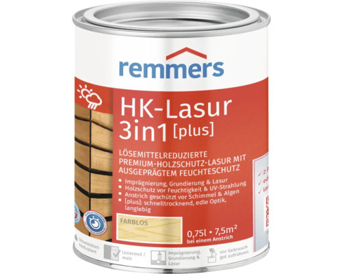 Remmers HK-Lasur 3in1 [plus] farblos 750 ml