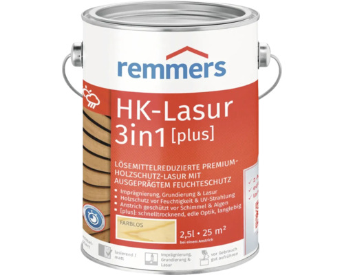 Remmers HK-Lasur 3in1 [plus] farblos 2,5 l