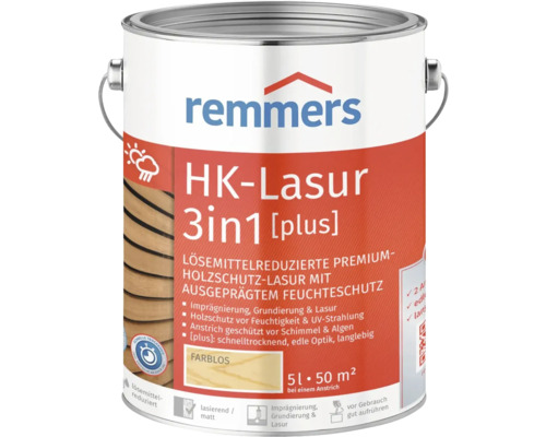 Remmers HK-Lasur 3in1 [plus] farblos 5 l