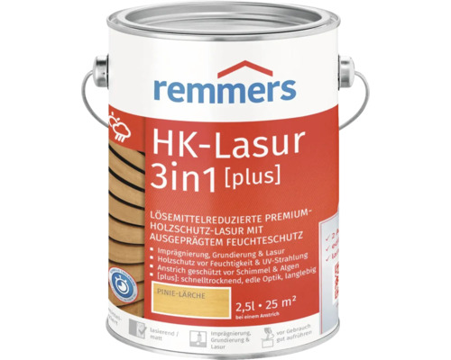 Remmers HK-Lasur 3in1 [plus] pinie/lärche 2,5 l
