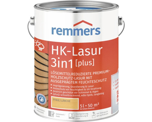 Remmers HK-Lasur 3in1 [plus] pinie/lärche 5 l