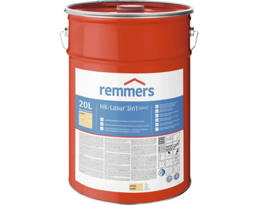 Remmers HK-Lasur 3in1 Holzschutzlasur, 20 Liter Gebinde