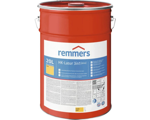 Remmers HK-Lasur 3in1 plus Holzlasur im 20 Liter Eimer