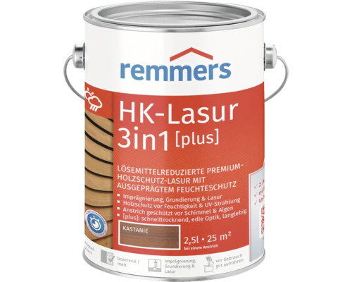 Remmers HK-Lasur 3in1 [plus] kastanie 2,5 l