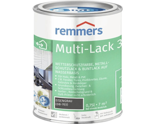 Remmers Multi-Lack 3in1 eisengrau 750 ml