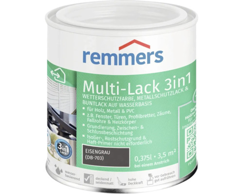 Remmers Multi-Lack 3in1 eisengrau 375 ml