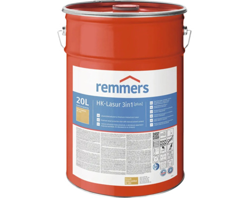 Remmers HK Lasur 3in1 Holzlasur im 20 Liter Eimer