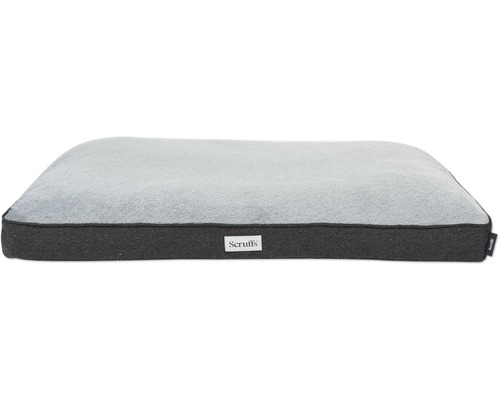 Liegekissen Scruffs Harvard Memory Foam XL Hundematratze, Hundekissen,120 x 75 cm, orthopädisches Kissen zum entspannten liegen grau