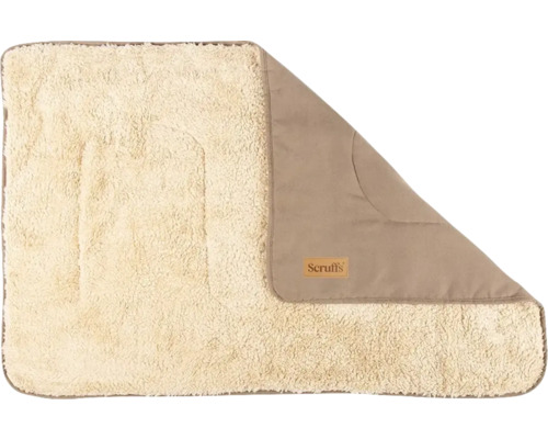 Scruffs Hundebett mit Sherpa-Fleece-Oberfläche und gesteppter Unterseite