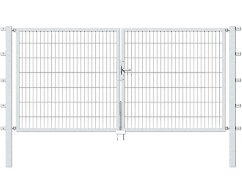 Doppeltor ALBERTS Flexo 300 x 140 cm inkl. Pfosten 8 x 8 cm feuerverzinkt