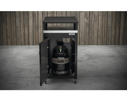 Tenneker Grillwagen mit Gasflasche