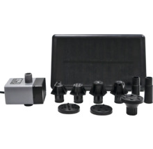 Wasserspiel Teich HEISSNER Solarpumpen-Set bis zu 150 l/h, Förderhöhe bis ca. max. 80 cm