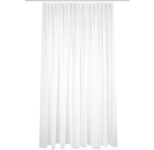 Vorhang mit Faltenband Sablio uni weiß leicht schimmernd 175x600 cm