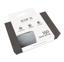 ECOPOTS Reparaturschwamm mit der Körnung 150 zur Beseitigung von Verschmutzungen, Flecken, Moos und Kratzern