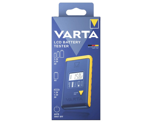 Varta Batterie Tester mit LCD Display