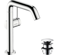 Hansgrohe Waschtischarmatur mit Zugstangen-Ablaufgarnitur