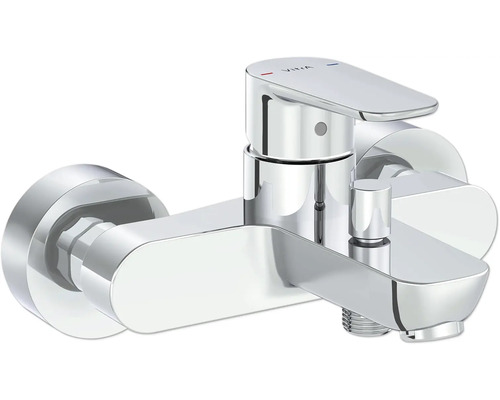 Wannenarmatur aus Metall zur Wandmontage
