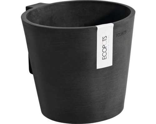 Blumentopf Ecopots Amsterdam Kunststoff Ø 17,3 cm 19,5 x 21,8 x 17,5 cm grau