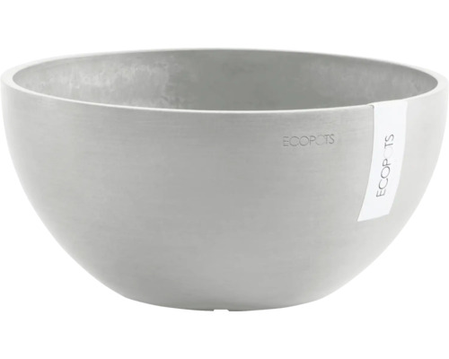 Blumentopf Ecopots Brussels Kunststoff Ø 33,2 cm 35 x 35 x 16,7 cm grau