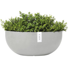 Blumentopf Ecopots Sofia Kunststoff Ø 39,3 cm 40,8 x 23,7 x 17,5 cm grau