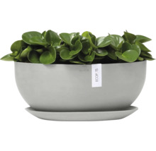 Blumentopf Ecopots Sofia Kunststoff Ø 39,3 cm 40,8 x 23,7 x 17,5 cm grau