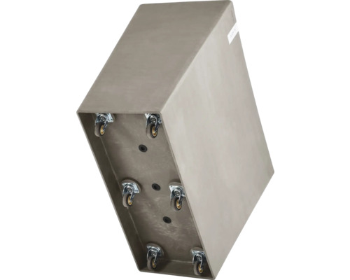 Metallbehälter mit Rollen