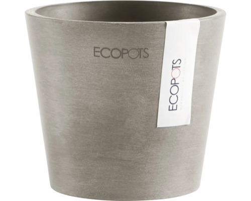 Blumentopf Ecopots Kunststoff Ø 9,5 cm 10,5 x 10,5 x 9,2 cm braun