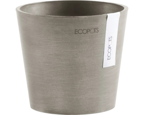 Blumentopf Ecopots Amsterdam Kunststoff Ø 12 cm 13 x 13 x 11,4 cm braun