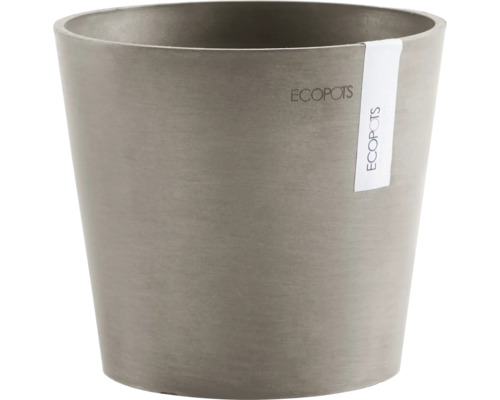 Blumentopf Ecopots Amsterdam Kunststoff Ø 15,4 cm 17 x 17 x 14,7 cm braun