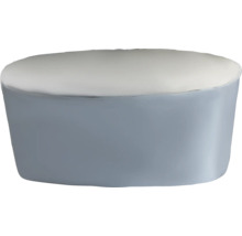 Runder Hocker mit Sitzpolster