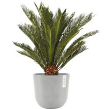 Blumentopf Ecopots Oslo Kunststoff Ø 23,1 cm 25 x 25 x 21,4 cm grauweiß