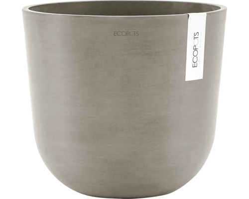 Blumentopf Ecopots Oslo Kunststoff Ø 23,1 cm 25 x 25 x 21,4 cm braun