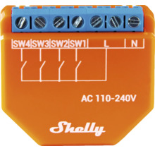Shelly Schalter zur Hausautomation mit 110 bis 240 Volt Wechselstrom