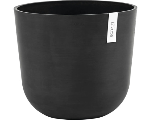 Blumentopf Ecopots Oslo Kunststoff Ø 32,9 cm 35 x 35 x 30,5 cm grau