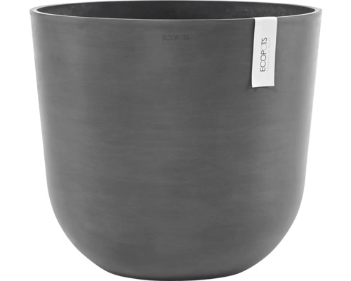 Blumentopf Ecopots Oslo Kunststoff Ø 42,6 cm 45 x 45 x 39,4 cm grau