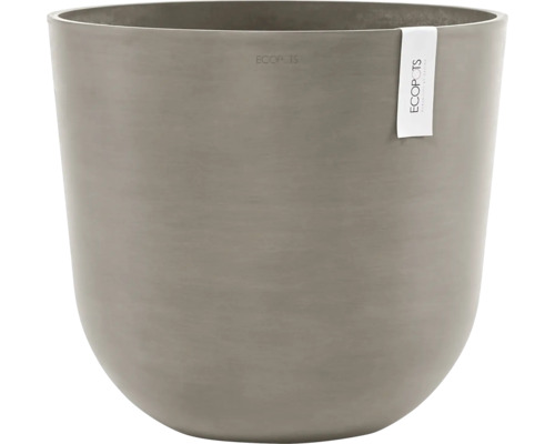 Blumentopf Ecopots Oslo Kunststoff Ø 42,6 cm 45 x 45 x 39,4 cm braun