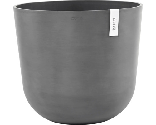 Blumentopf Ecopots Oslo Kunststoff Ø 52,3 cm 55 x 55 x 48,5 cm grau