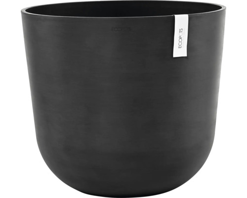 Blumentopf Ecopots Oslo Kunststoff Ø 52,3 cm 55 x 55 x 48,5 cm dunkelgrau