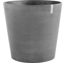 Grauer Pflanztopf für den Garten
