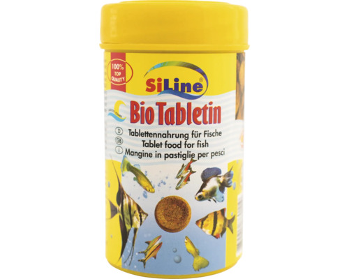 Futtertabletten SiLine Biotabletin 100 ml Aquariumfischfutter