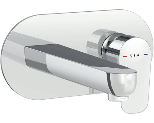 VitrA Waschtischarmatur Unterputz FLOW SOFT chrom ohne Unterputzgrundkörper A43175EXP Vitra Waschtischarmatur