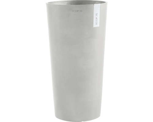 Blumentopf Ecopots Amsterdam Kunststoff Ø 47 cm 49,8 x 49,8 x 91 cm grauweiß